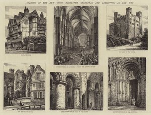 Apertura del Nuovo Coro, Cattedrale di Rochester e Antichità nella Città